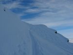 La trace est belle, mais les derniers mètres l'accroche était moyenne.