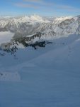 La première pente après le col du sommet, peu intéressant mais juste après poudreuse à gogo