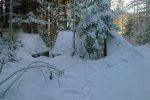 Juste avant la Combe de la Neige, nos braves toblerones