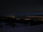 Vue sur le Léman et les lumières de la ville