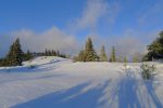 Depuis le Pt1387, vue sur le plateau d'Arruffens. Superbe !