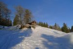 Le petit chalet offrant une belle vue