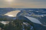 Lacs de Joux, Ter (peu visible) et Brenet.