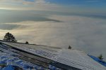 Envol pour les parapentes. En cadrant les planches, j'ai oublié de vérifier l'horizon !