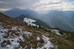 Puis nous reprenons le chemin de la montée, pas terrible vu la neige et en plus d'autres skieurs montent