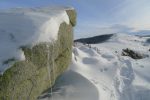 Le premier sommet de la balade est en vue