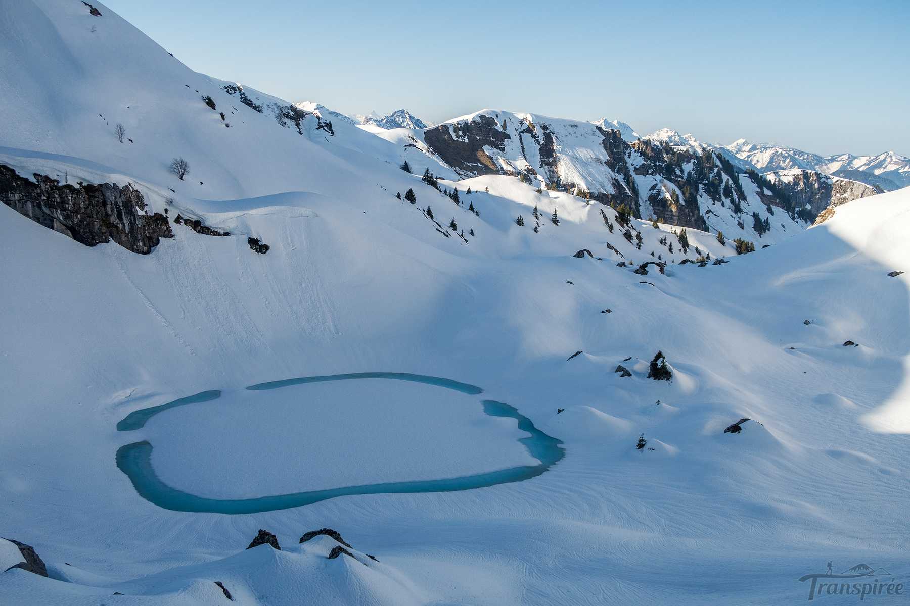 Ski de randonnée au Lac Darbon puis Col de Bise et Chalets de Neuteu depuis Novel