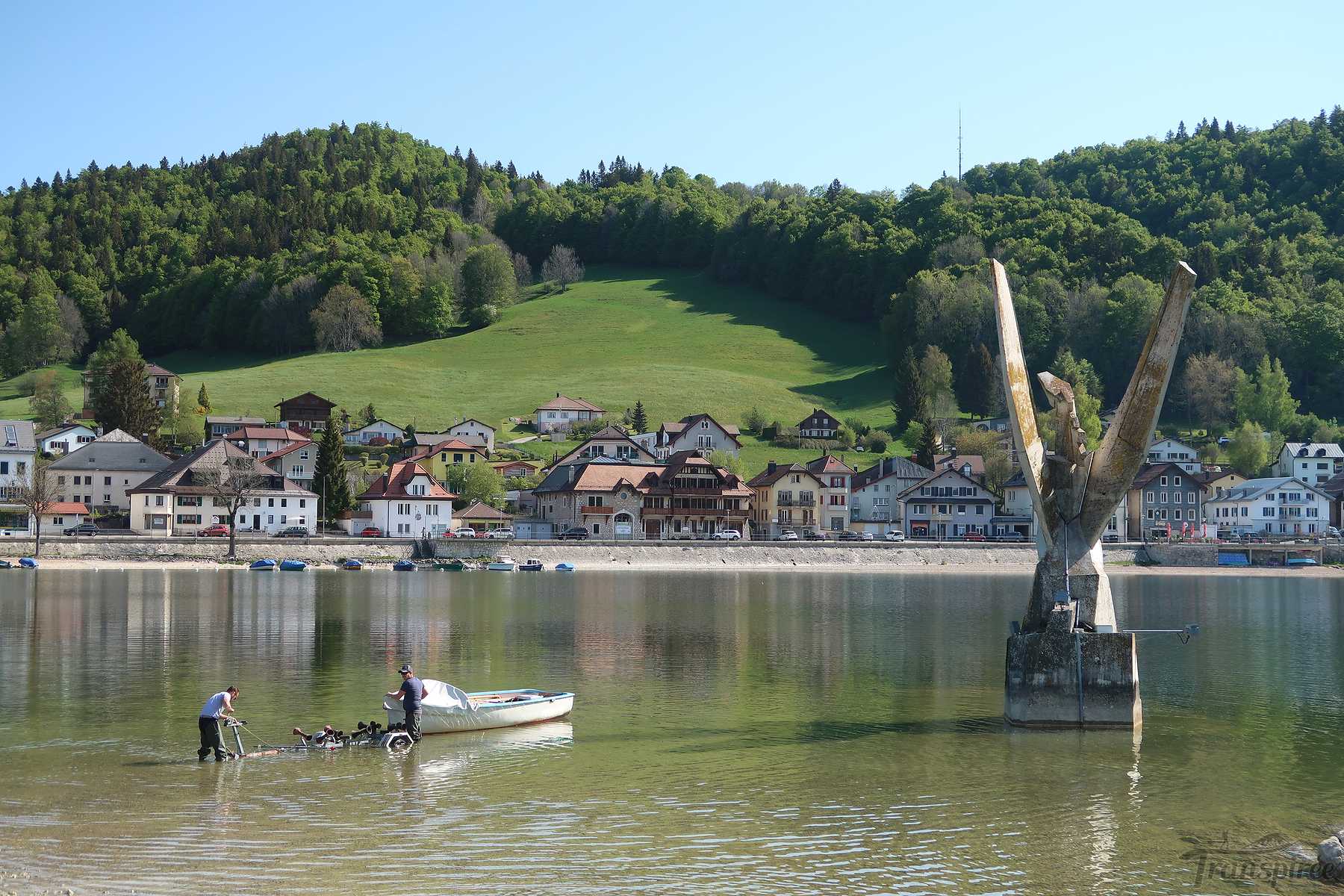 demi tour du lac de joux