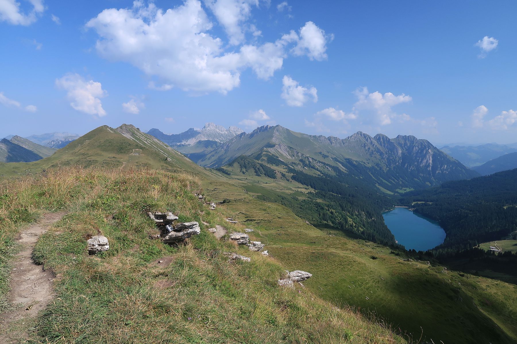 Randonnée à La Palette depuis le lac Retaud